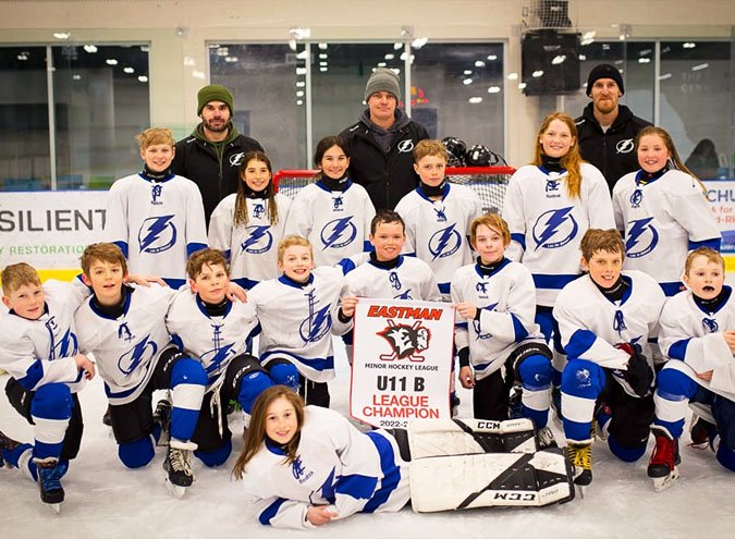 U11 Lac Du Bonnet Hockey Eastman Champs Team Picture